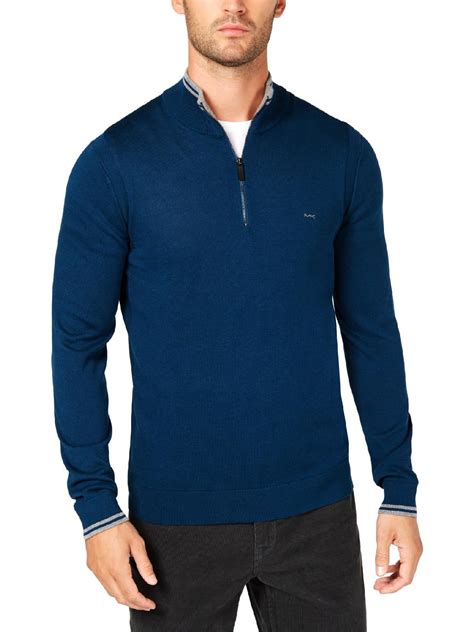 michael michael kors striped lace up sweater|Michael Kors jumpers for men.